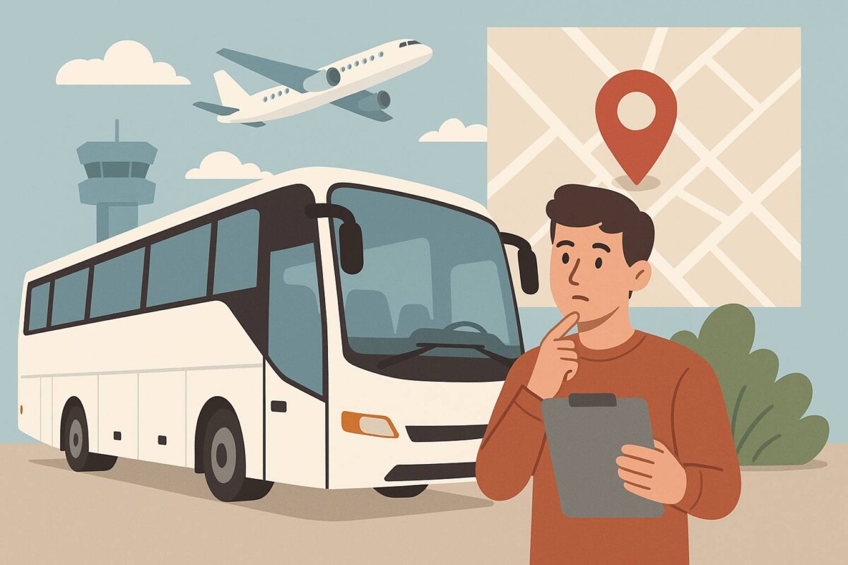 Guía para elegir el mejor alquiler de autobuses para transfers al aeropuerto