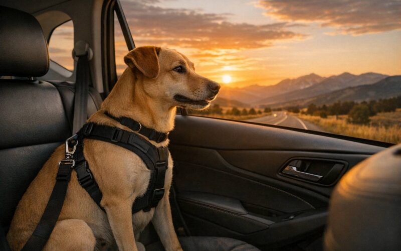 Rutas en coche con perro: planificación y seguridad en carretera