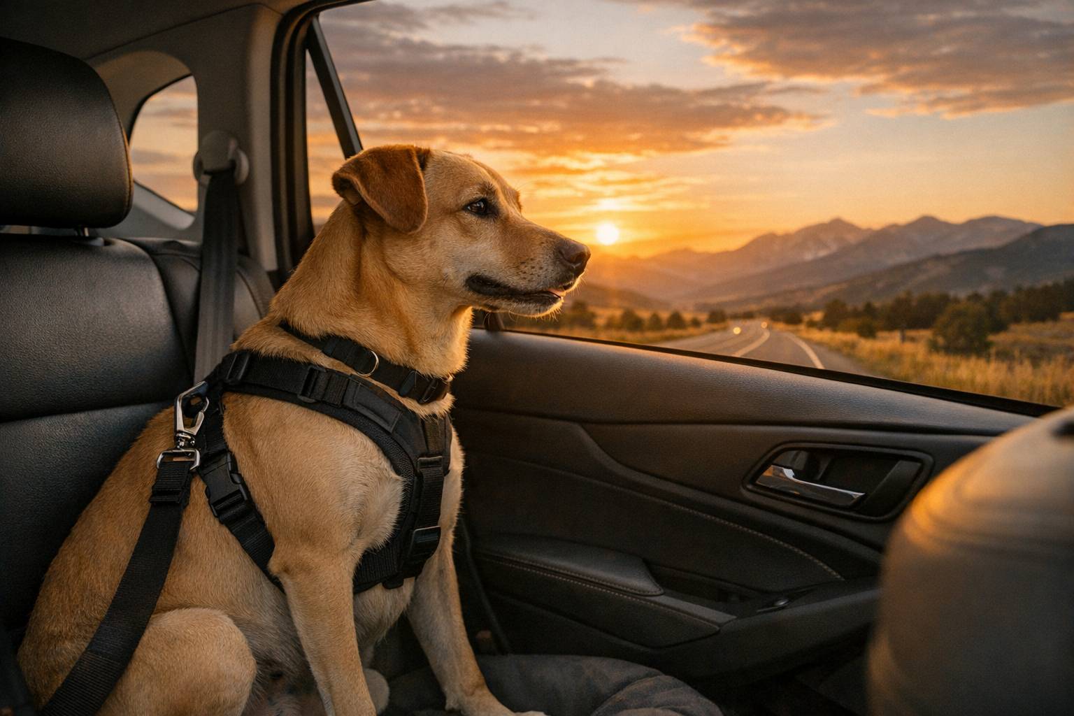 Rutas en coche con perro: planificación y seguridad en carretera