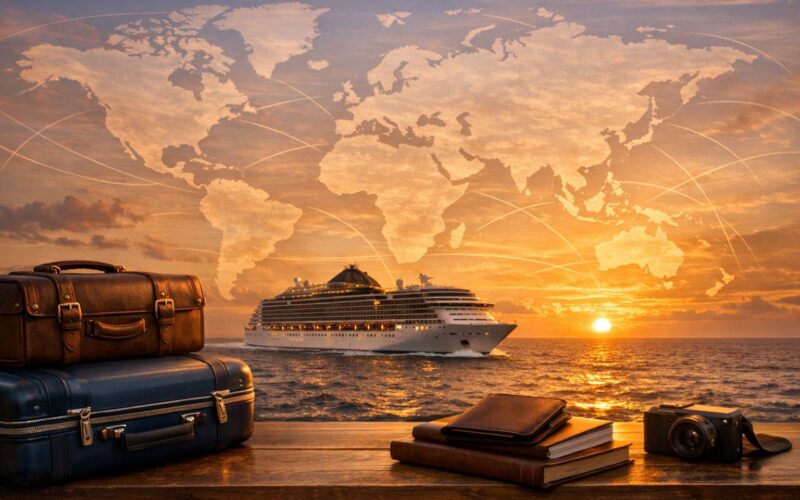 Vuelta al mundo en crucero 2027: duración, rutas populares, qué incluye y cómo planificarla paso a paso